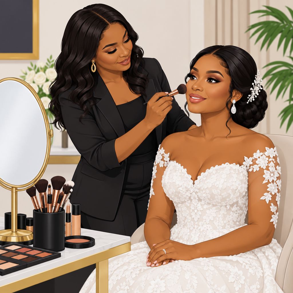 Adorned by Vee Bridal Makeup Services in Port Harcourt, Nigeria
