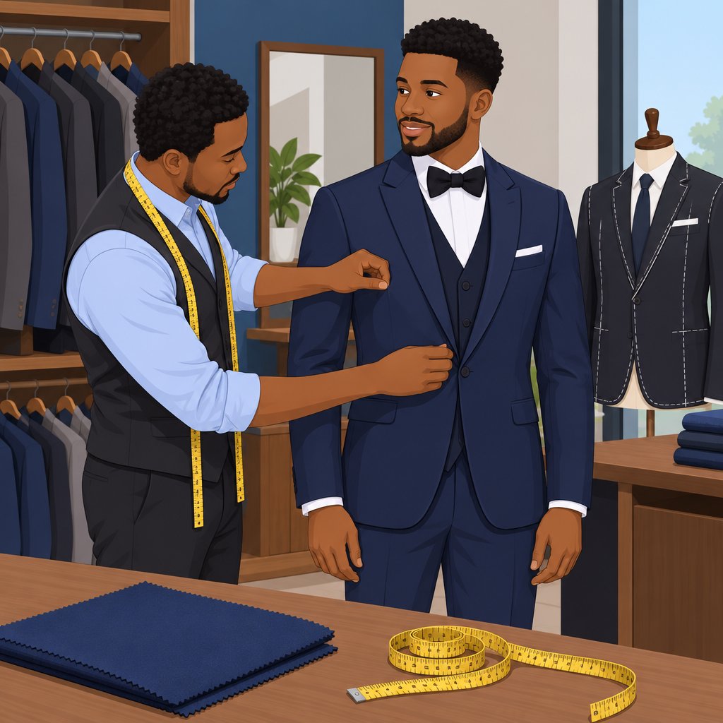 Al Abib Tailoring Services in Zaria for Groom Suit and Tailoring