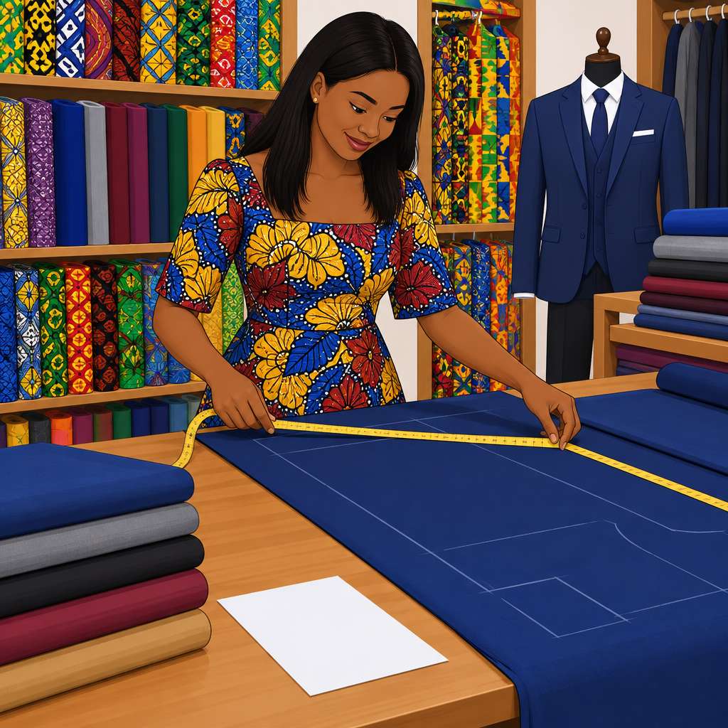 Alim Textiles in Wuse, Abuja for Clothing and Groom Suit Fabrics