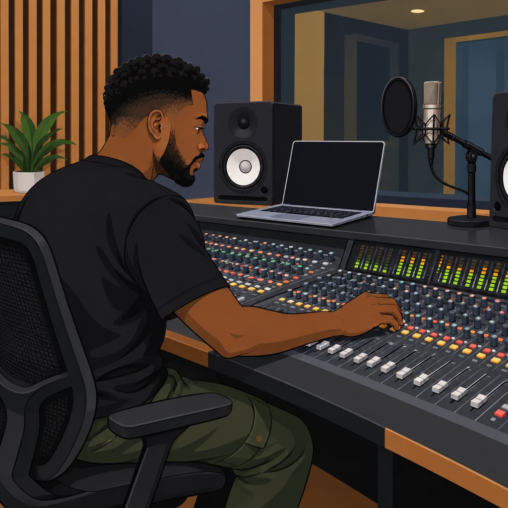 Apr3 Music Studio: 24-Hour Music Production Studio in Elebu, Ibadan