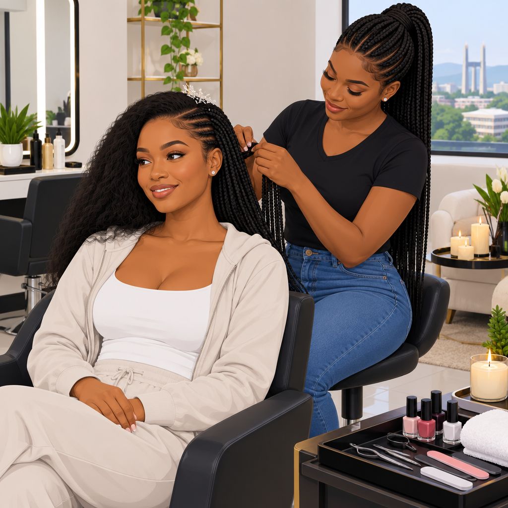 Avenue 21 Beauty Salon & Spa in Abuja for Braids, Nails and Spa