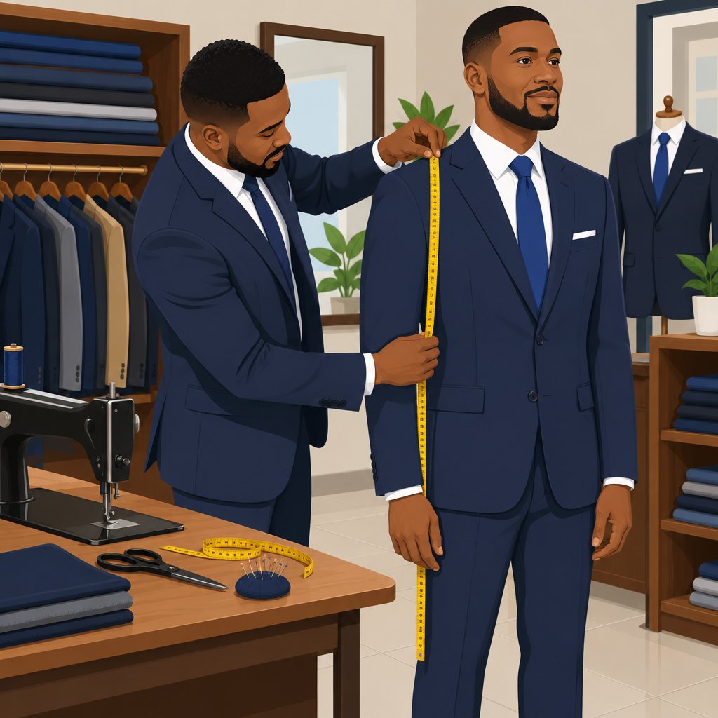 AY Focus Clothing: Groom Suit Tailoring Services in Akure, Ondo