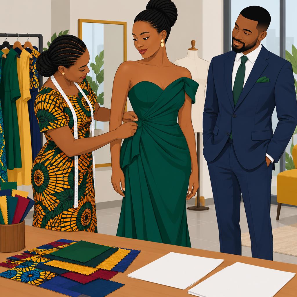 B Fit Allure Fashion Store: Custom Dresses and Groom Suits in Ikeja