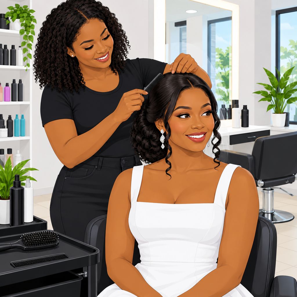 Beauty Solution Unisex Salon in Eksu for Bridal Hair Styling