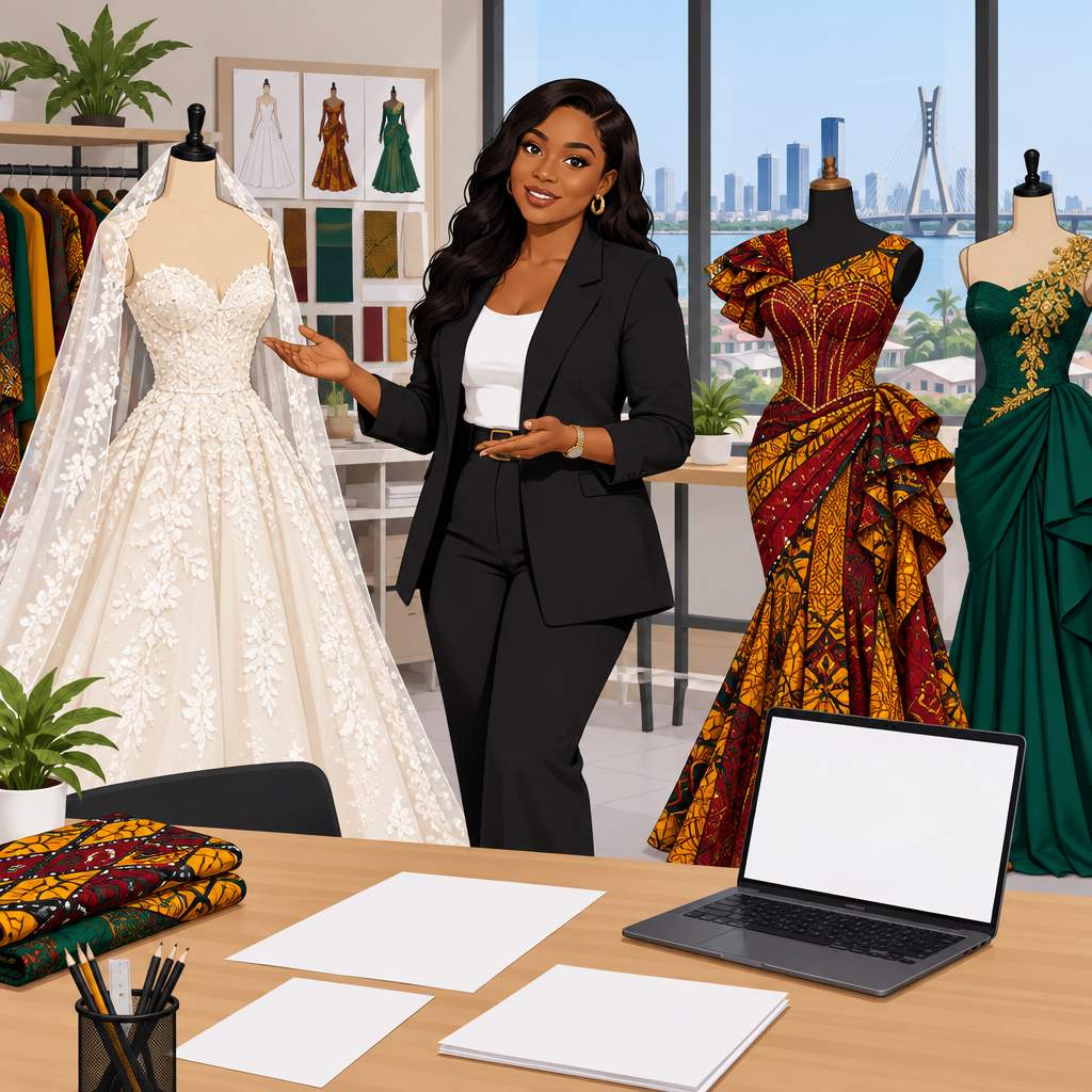 BOJAMILEY Lagos Bespoke Bridal Wear and Cultural Couture Fashion