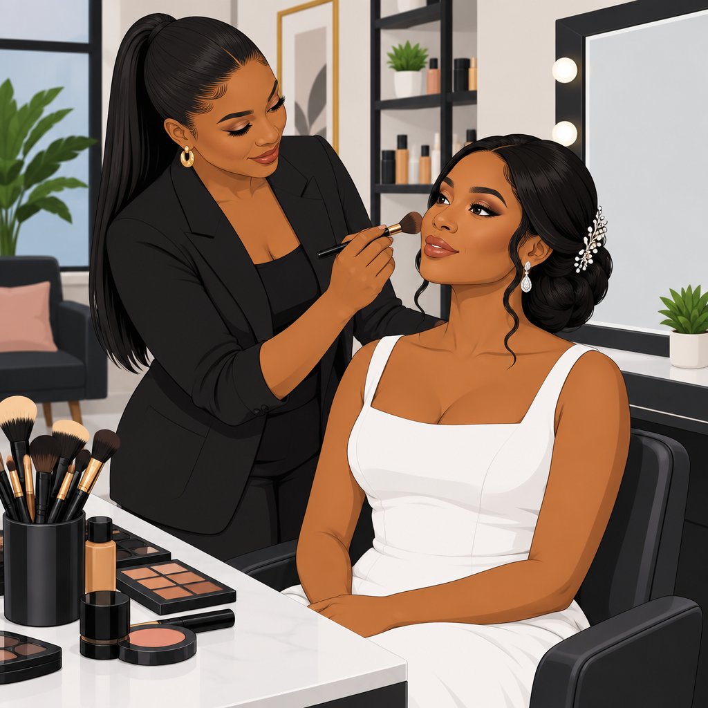 Celina's Elegance and Essence: Bridal Makeup in Oghara, Delta