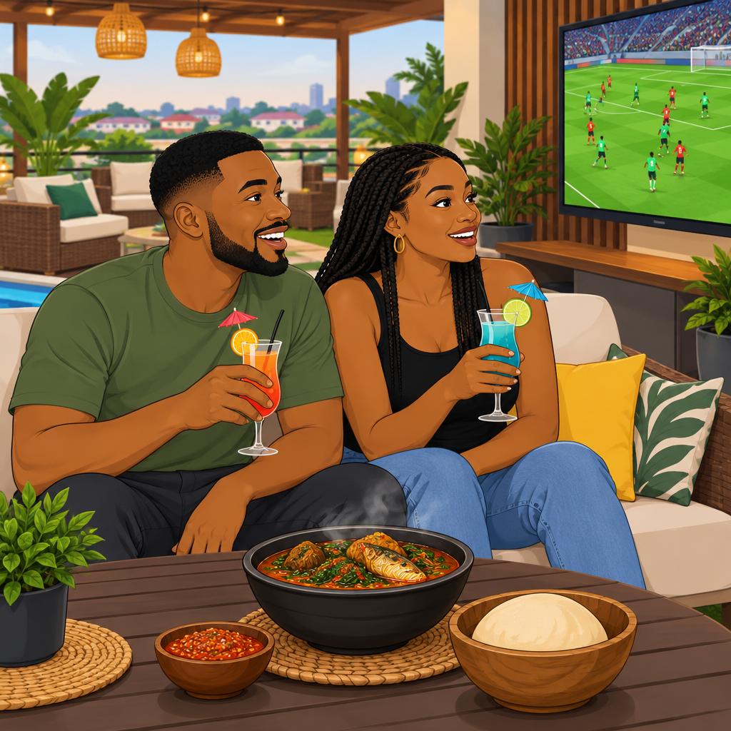 Cross Town Lounge in Ipaja, Lagos for Cocktails and Pepper Soup