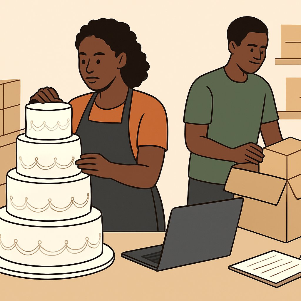 DE Peace Menu Tai, Rivers Bakery - Custom Wedding Cakes and Delivery