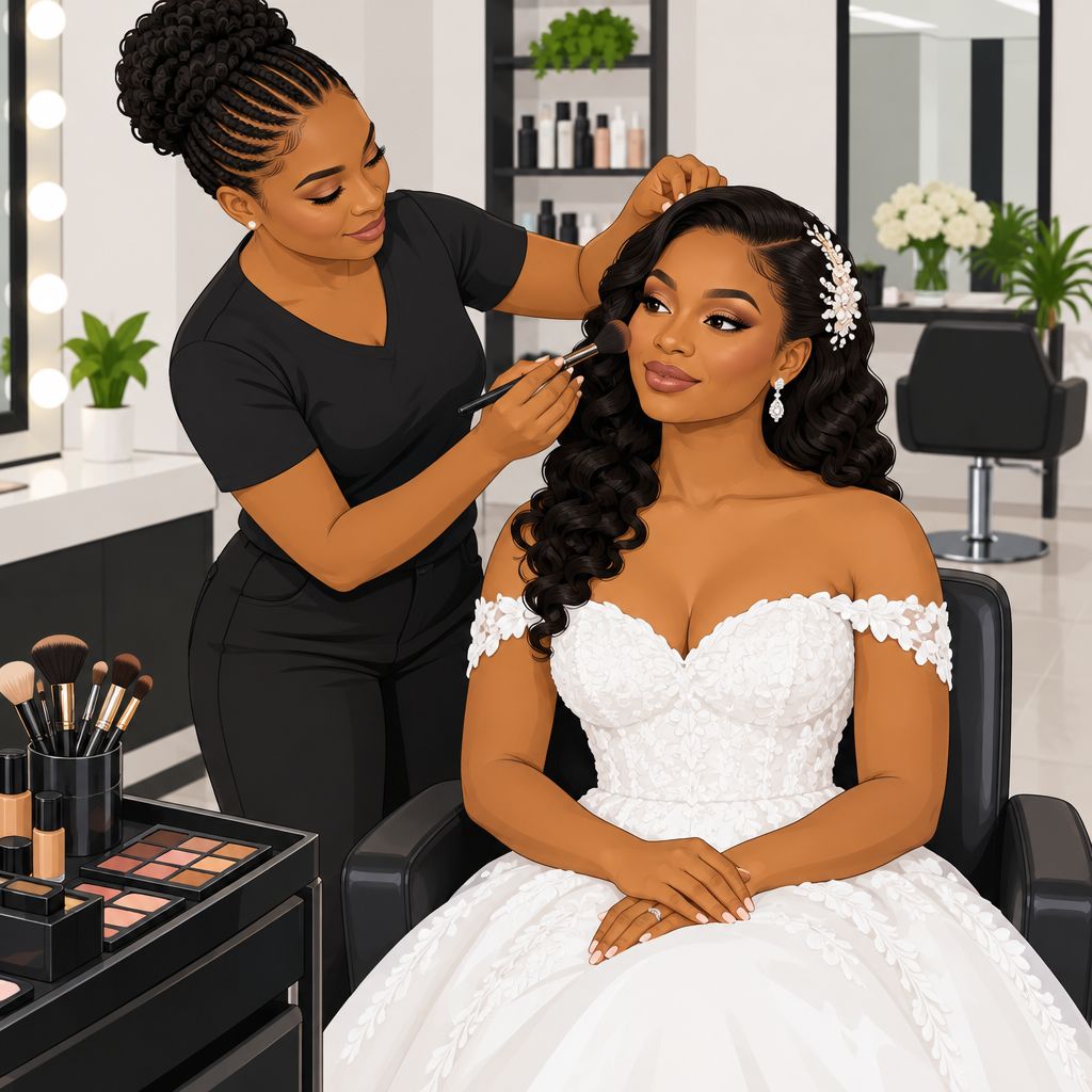 Dejura Beauty Hub Port Harcourt Bridal Hair Styling and Makeup
