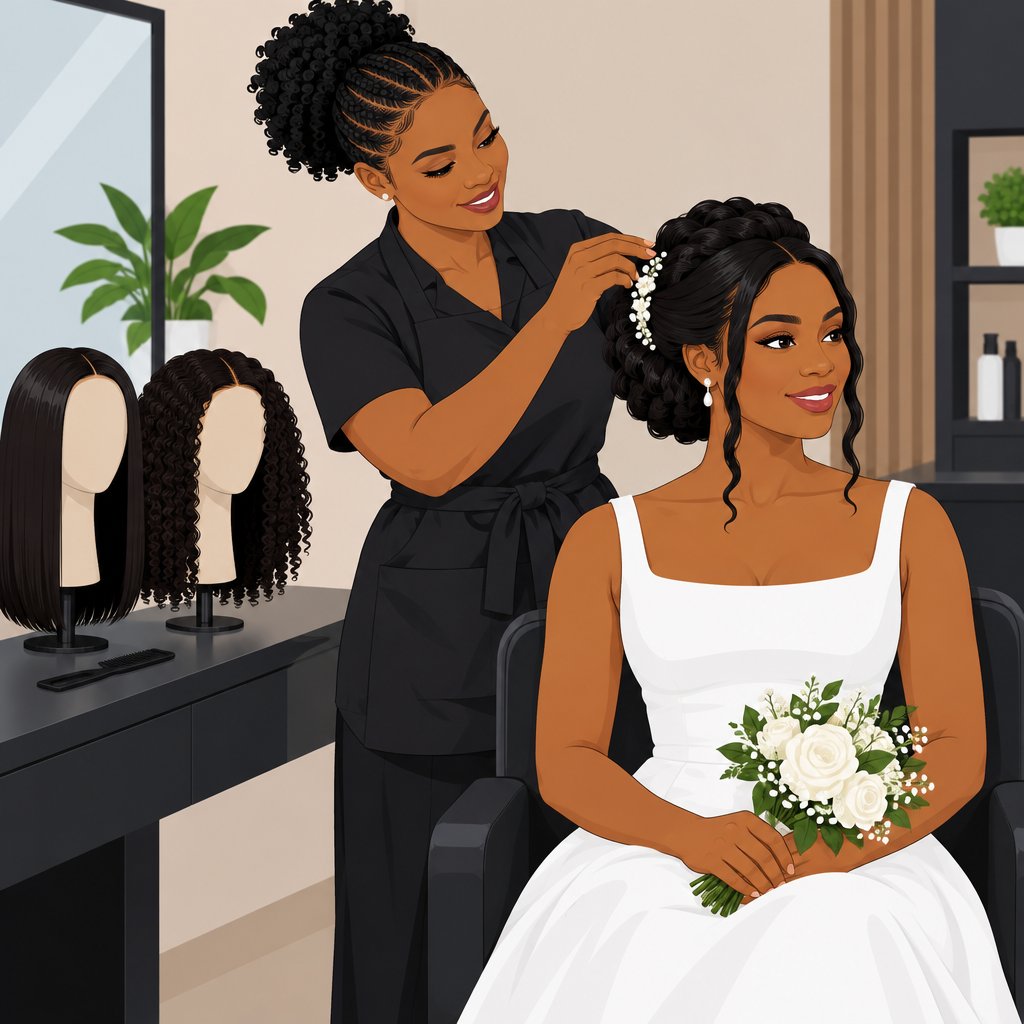 Dela Hairs in Lafia: Wigs, Hair Styling, and Bridal Hair Services