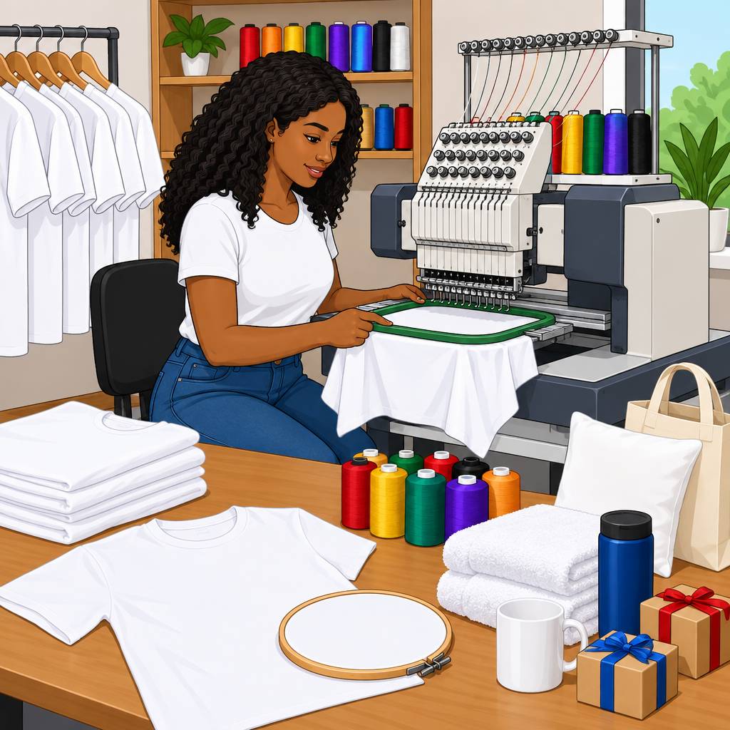 Deu Edge: Monogram Embroidery and Custom Printing in Ikeja, Lagos