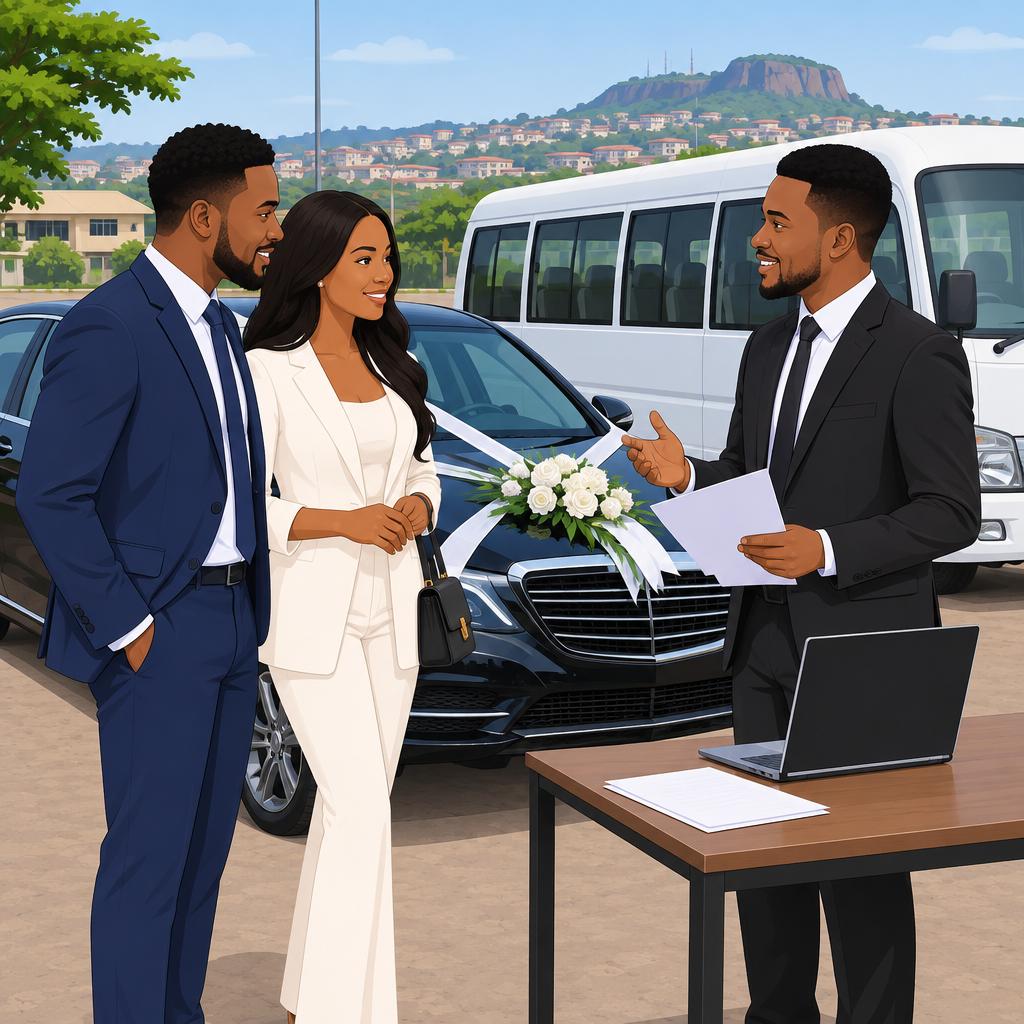 Dewaxy Car and Bus Rentals | Wedding Car Hire Services in Ibadan