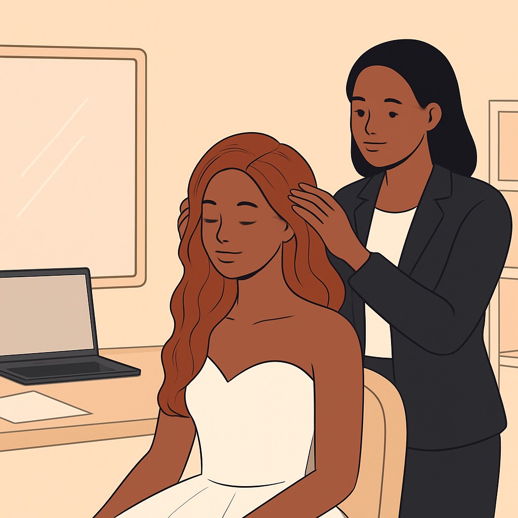 Diamless Beauty Hub Gauraka: Luxury Wigs, Bridal Styling, Salon