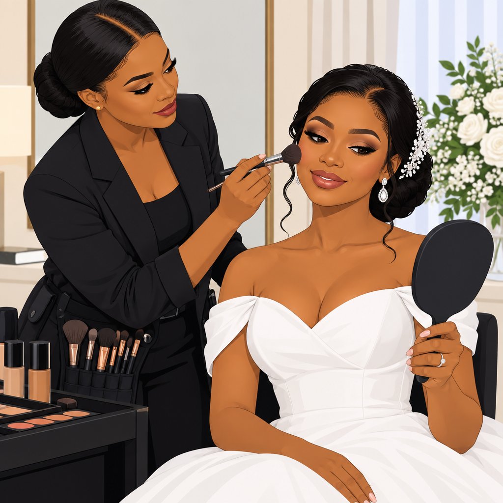 Divine's Touch Bridal Makeup Services for Weddings in Ibadan, Oyo