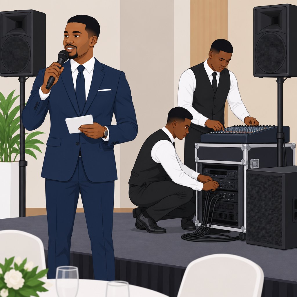 Divine Sounds by Project-X Asokoro MC, Ushers and PA Systems