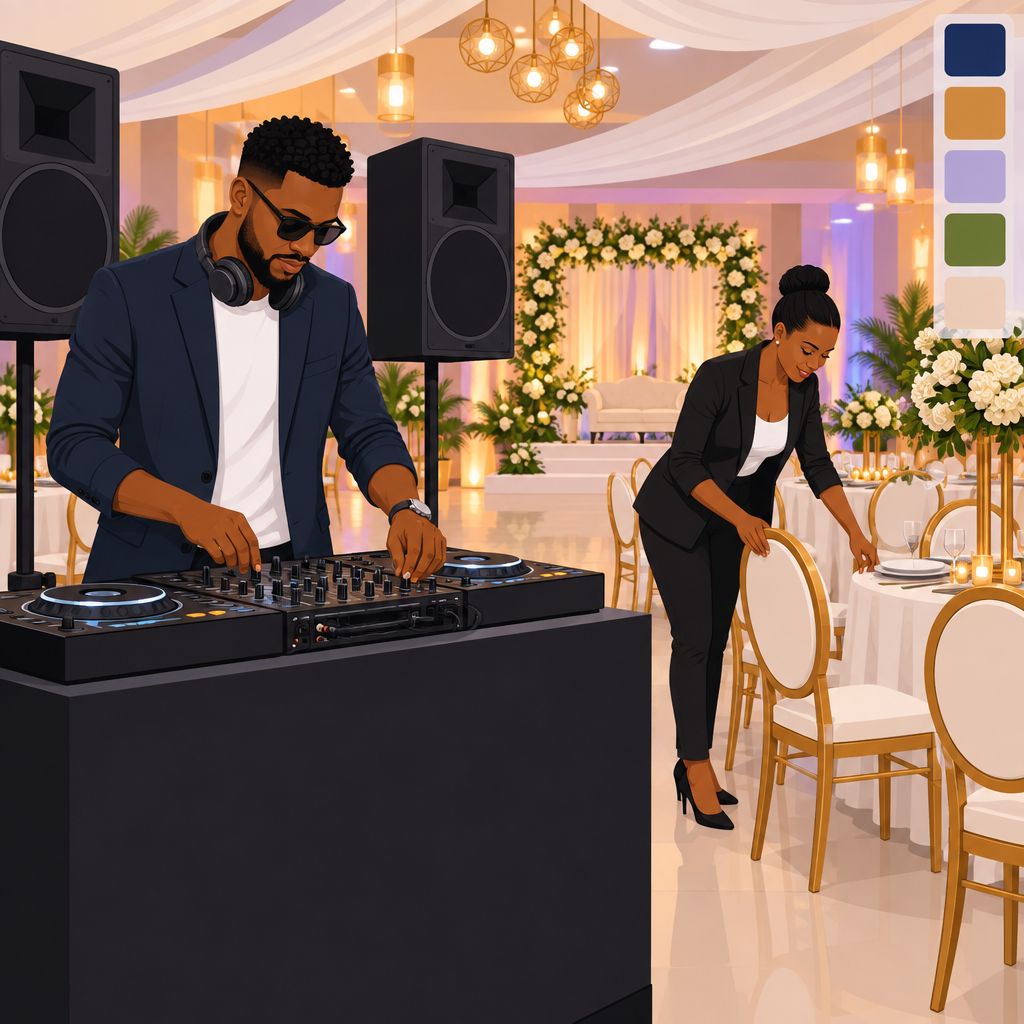 DJ Crispy Chicken x Floohpy G interiors, Ughelli DJ and Decor