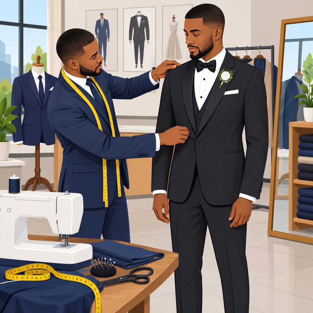 DMD Outfitters Fashion Academy Abeokuta Groom Suit Tailoring