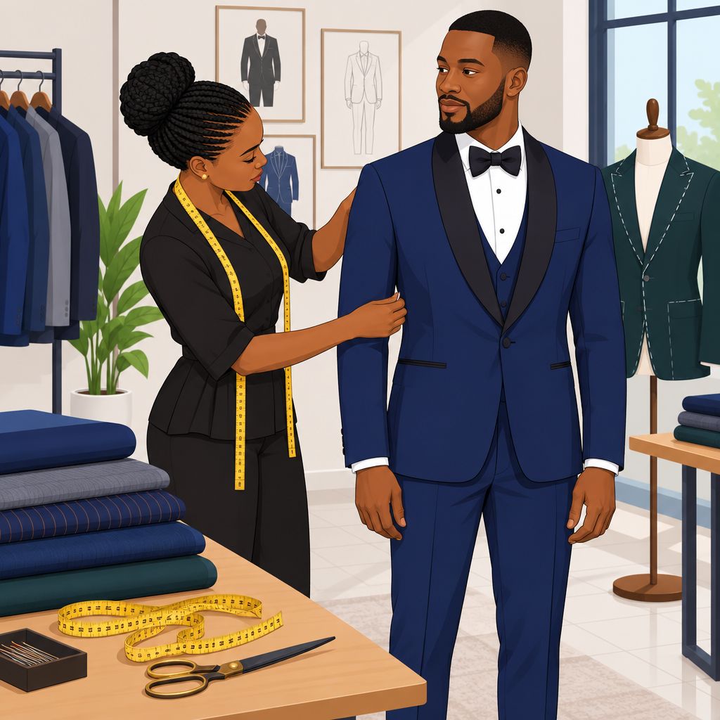 Duchez Kulture Umueze, Delta Groom Suit Design and Tailoring
