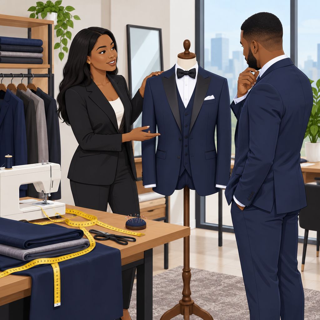 Dues Concepts Groom Suit Shop and Fashion Design in Sangotedo