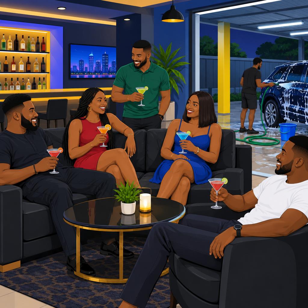 Edge 55 Hotel N Lounge Bar Car Wash Club, Ifo 24-Hour Bar & Lounge