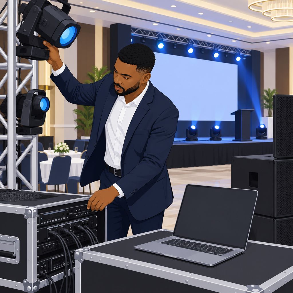 Elegant Resources: Audiovisual Rentals and Stage Lighting in Sagamu