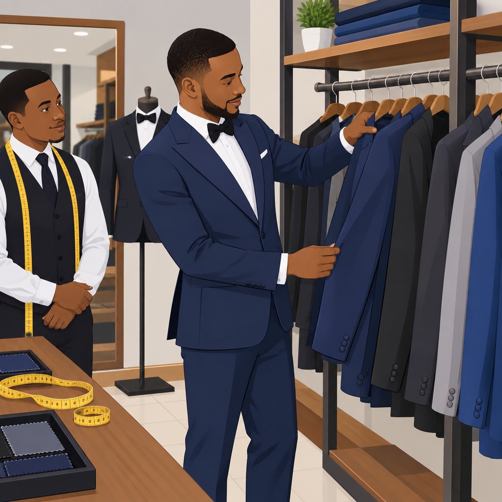 Emmy Rich Luxurious Wears Groom Suits and Men's Formalwear in Owerri
