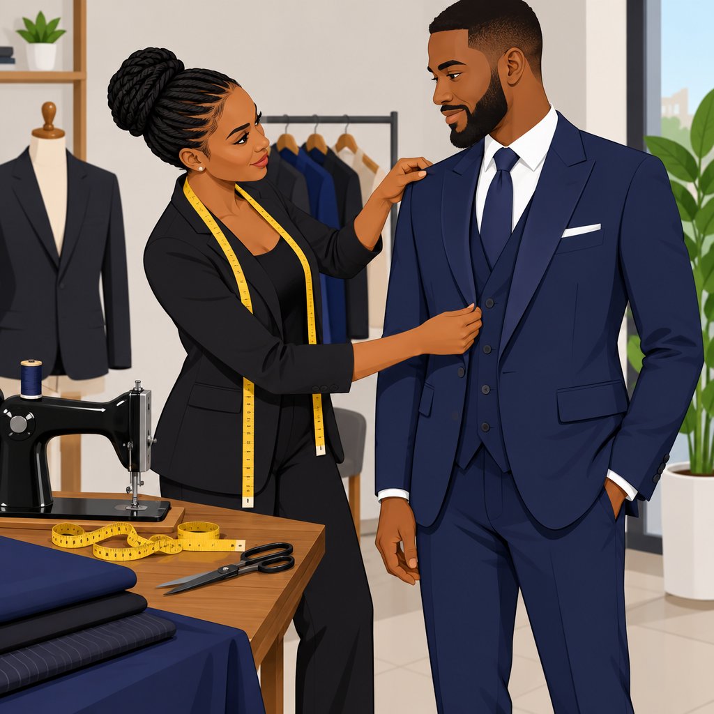 Encela Fashion Ikorodu Groom Suit Styling and Fashion Design Services