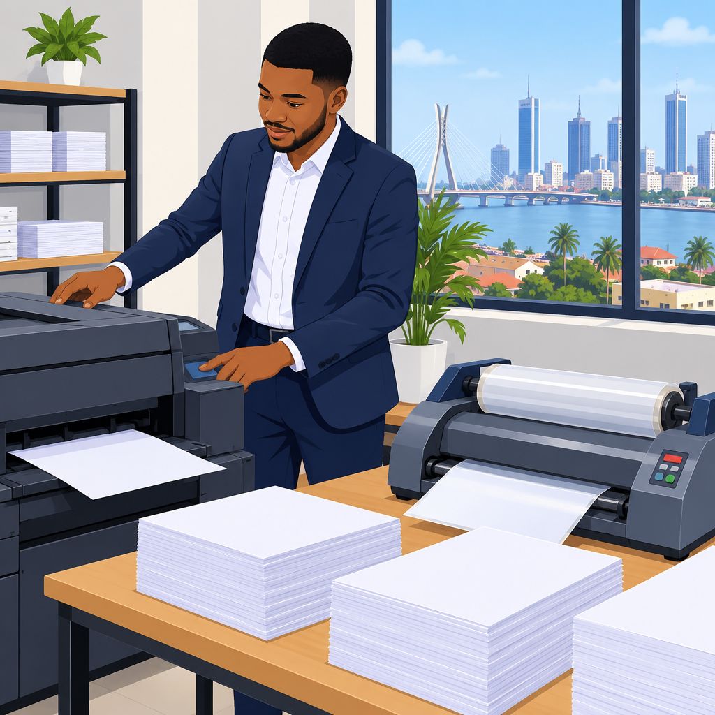 Eniola Printing Services: 24-Hour Printing and Laminating in Lagos