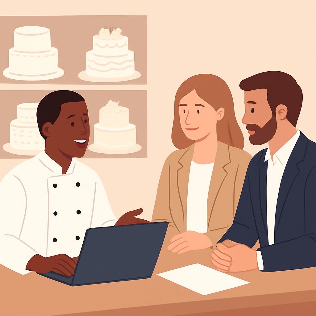Ewa bakes n' Bites Cake Shop in Ede, Osun for Wedding Cake Orders