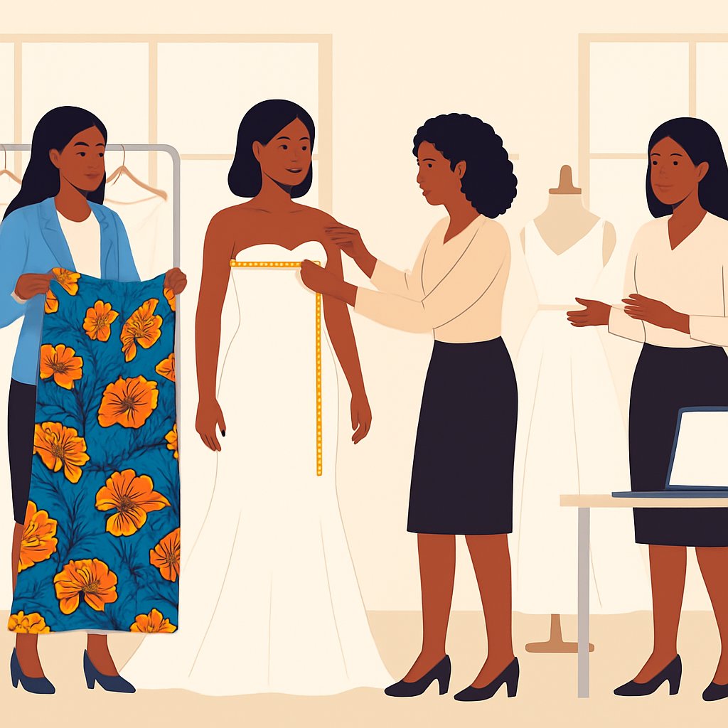 Eydne Bridal and Ankara Boutique, Custom Gowns in Ojota Lagos