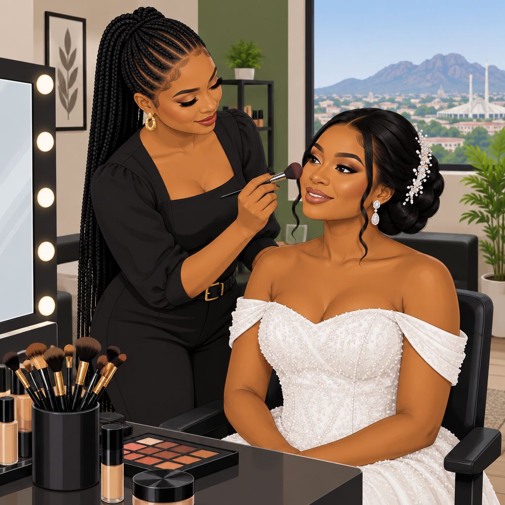Faees Touch Bridal Makeup Artist in Kaduna | Bridal Beauty Services