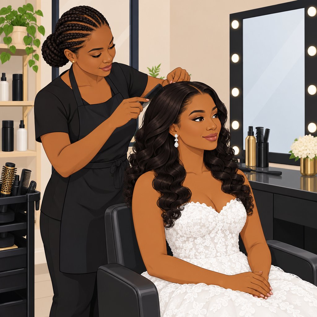 Franky Diva Glam Bridal Hair Styling Services in Ughelli, Delta
