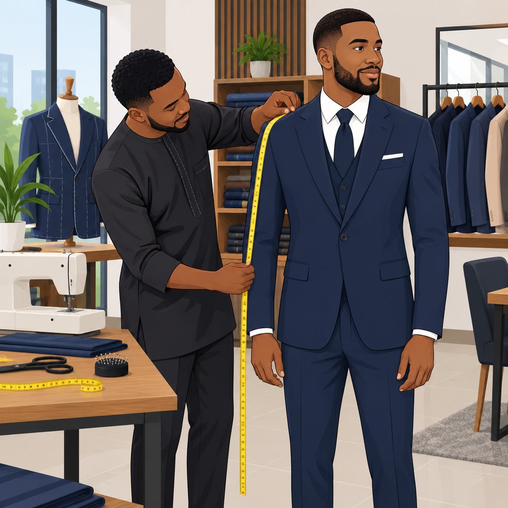 Glodem's Fashion Empire: Custom Groom Suits and Tailoring in Warri