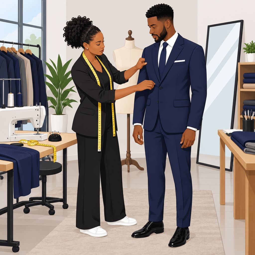God Mercy Outfit Magbon Fashion Design and Groom Suit Tailoring