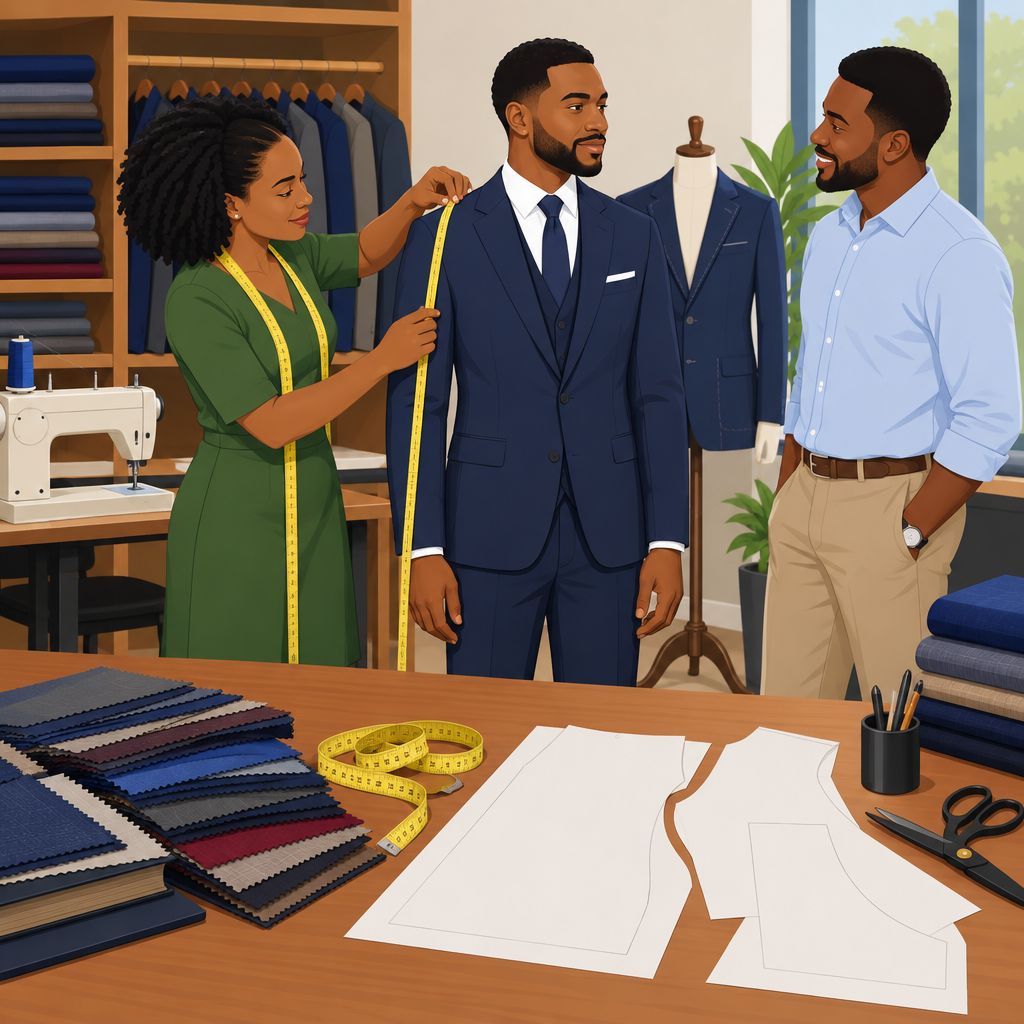 Gold Styles Ibadan Custom Clothing, Groom Suit Styling and Alterations