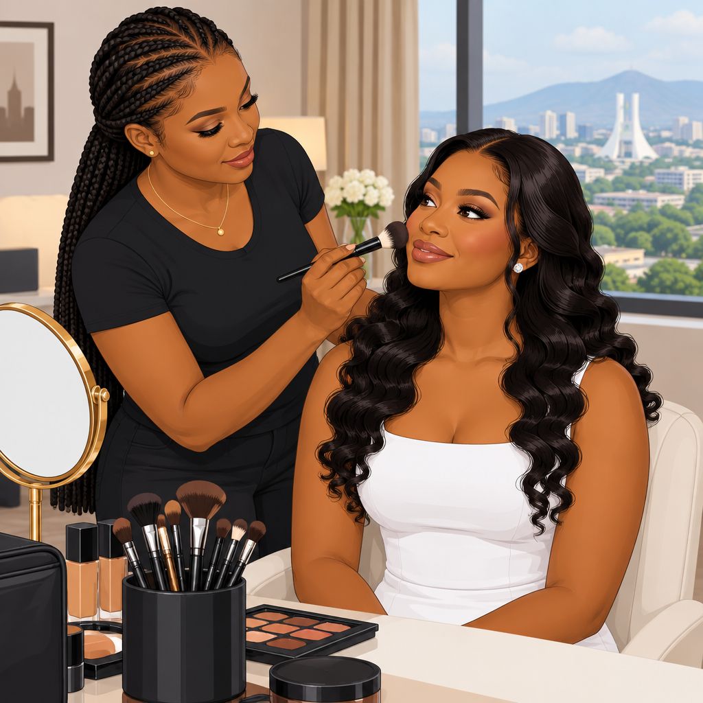 Good Girl Gleam Bridal Makeup Artist Services for Weddings in Abuja