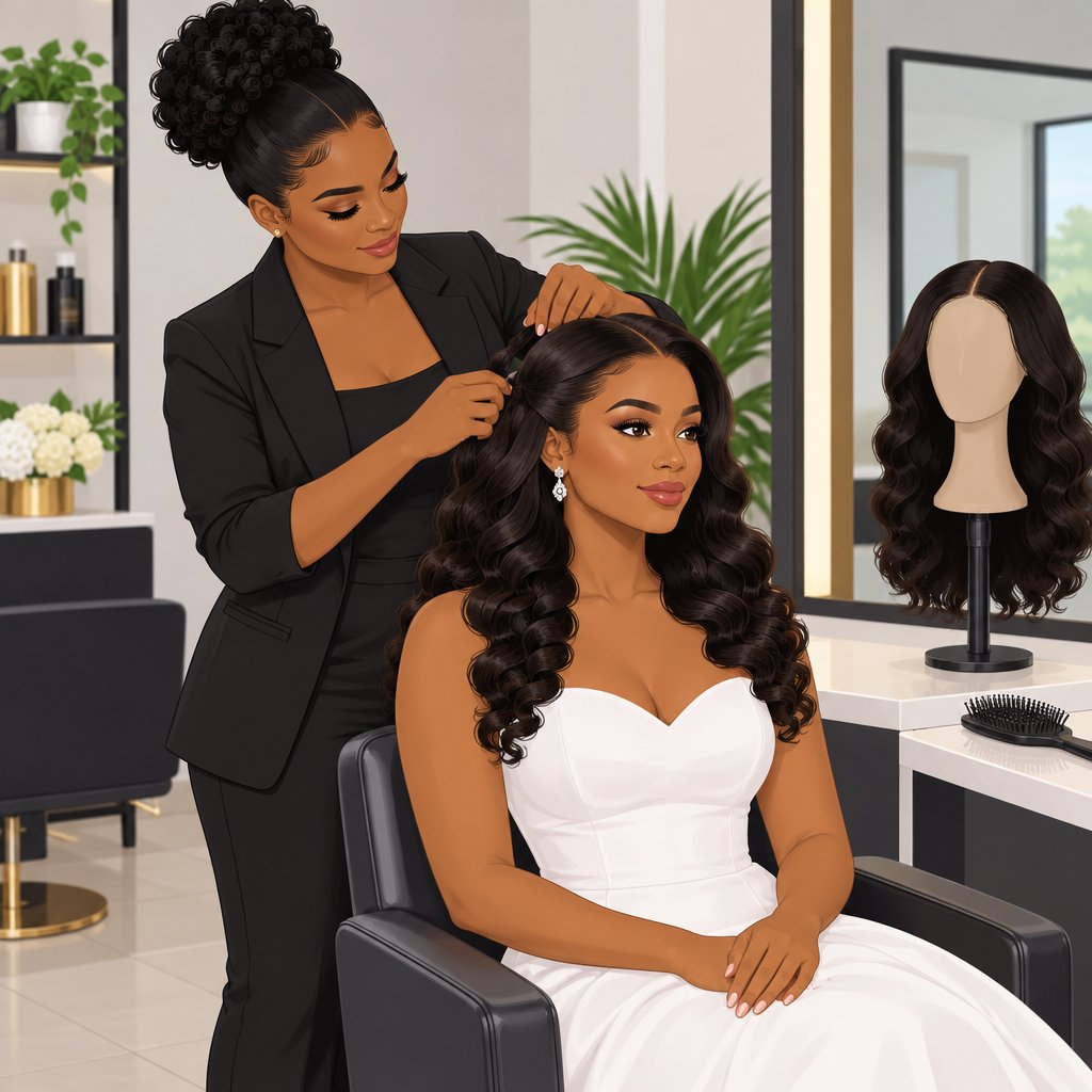 Hair by John Beauty Salon in Wuse, Abuja | Bridal Hair & Wigs
