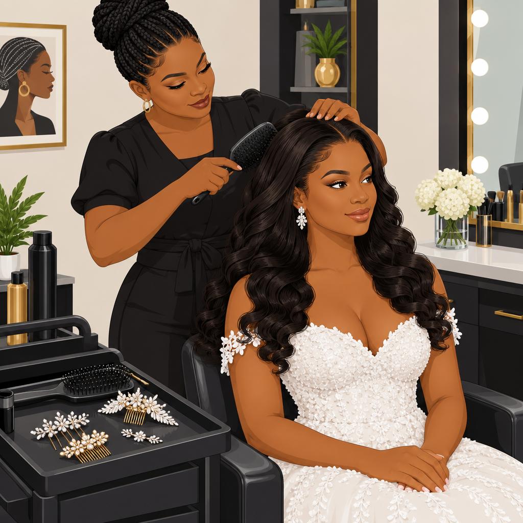 Hair by Standard Golden Bridal Hair Styling in Yenagoa, Bayelsa