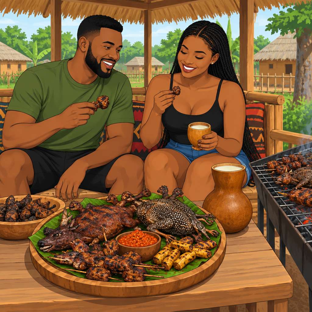 Haleemat Bush meat, Grill and Drinks in Ikeja: Bush Meat and Grills