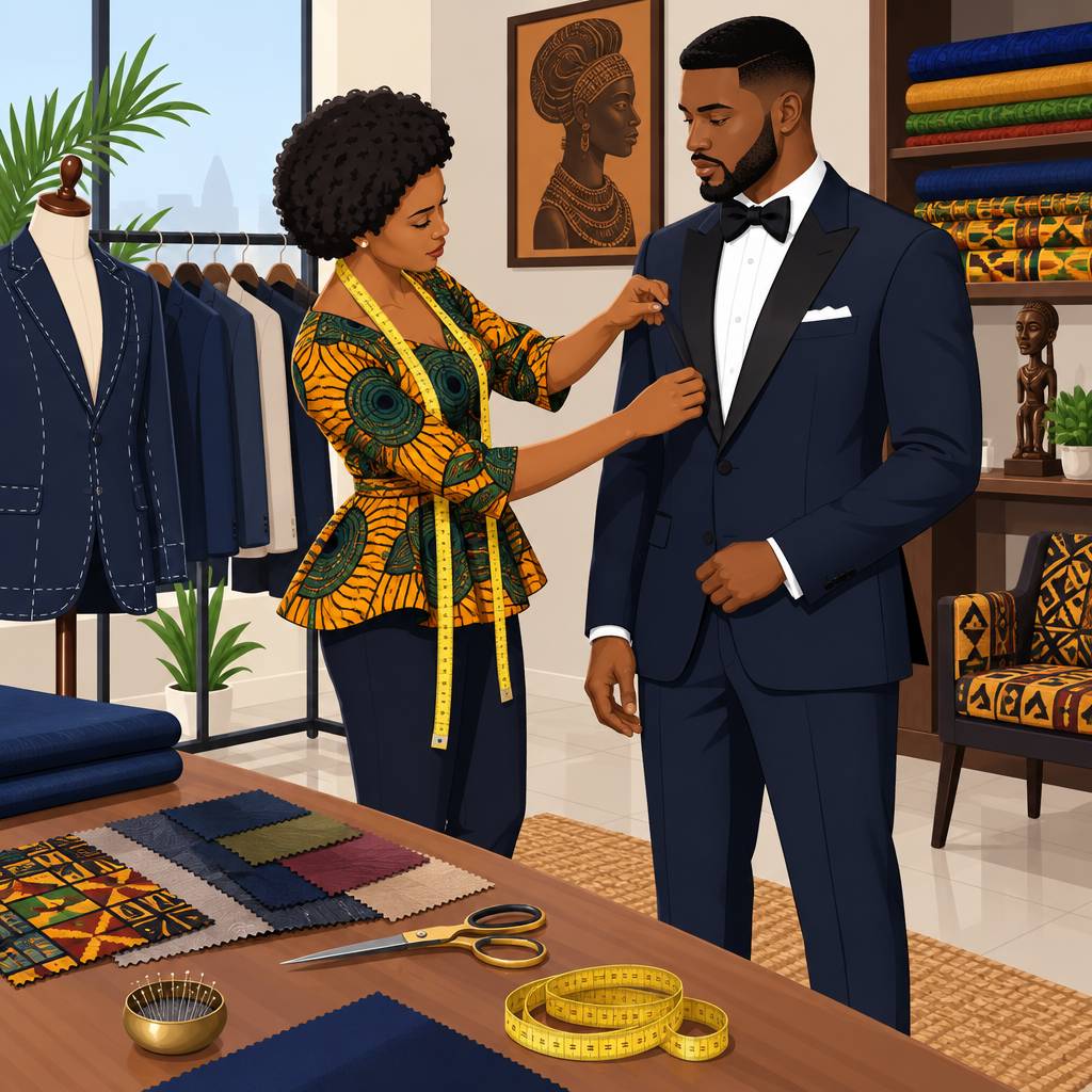 House of G4 Fashion Empire Groom Suits and Fashion Design in Ife