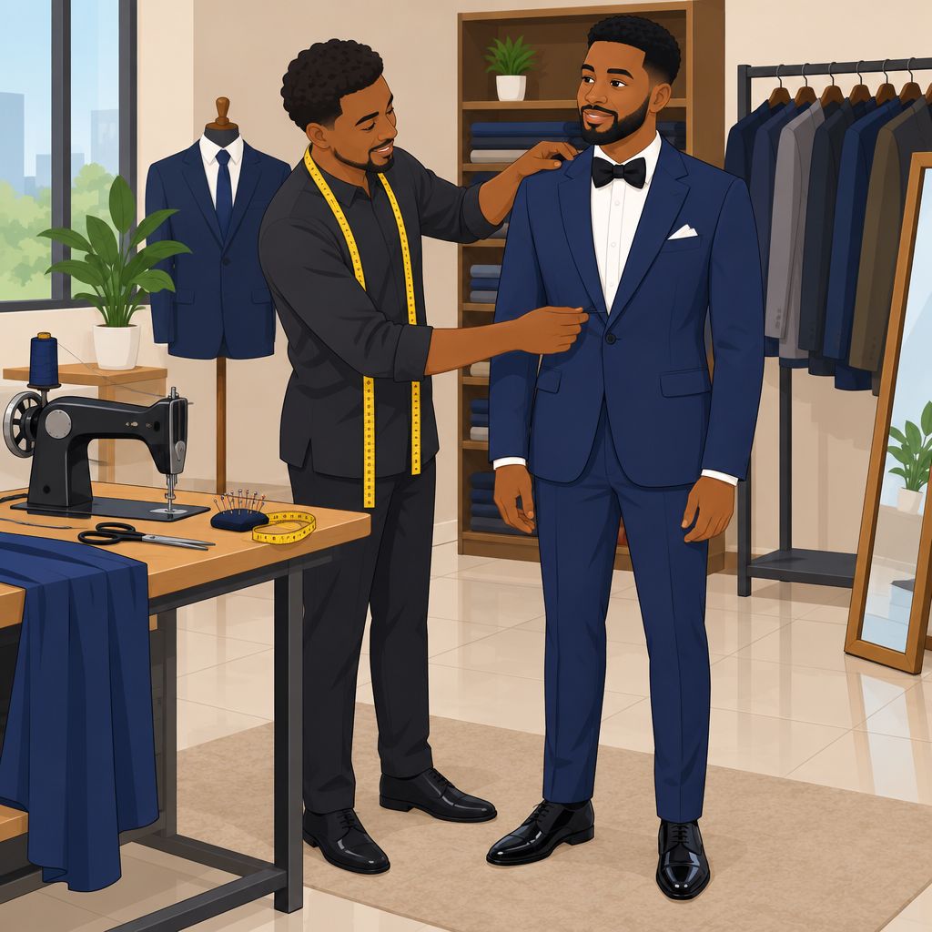 Humble Fashion Groom Suit Tailoring Services in Umuahia, Abia