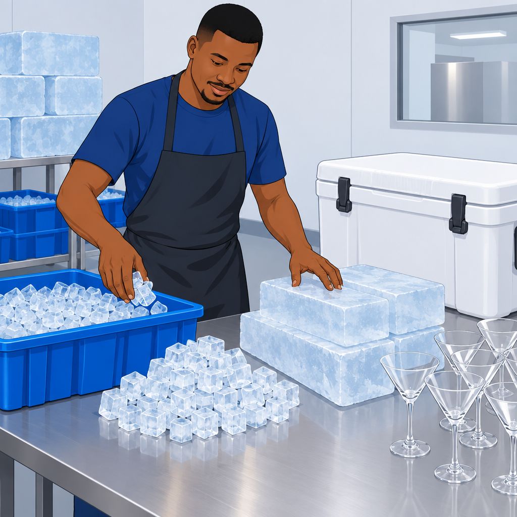 Ice Block Lagos by MAN: Edible and Cooling Ice Supplier in Gbagada
