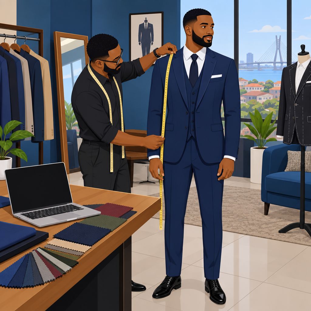 IJ Fashion Clothing Home Groom Suits and Fashion Design in Festac Town