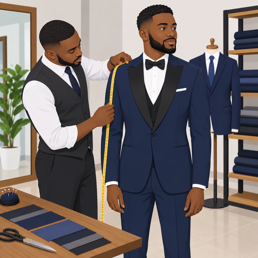 Jethro Elegance Custom Groom Suits and Formalwear for Weddings in Offa