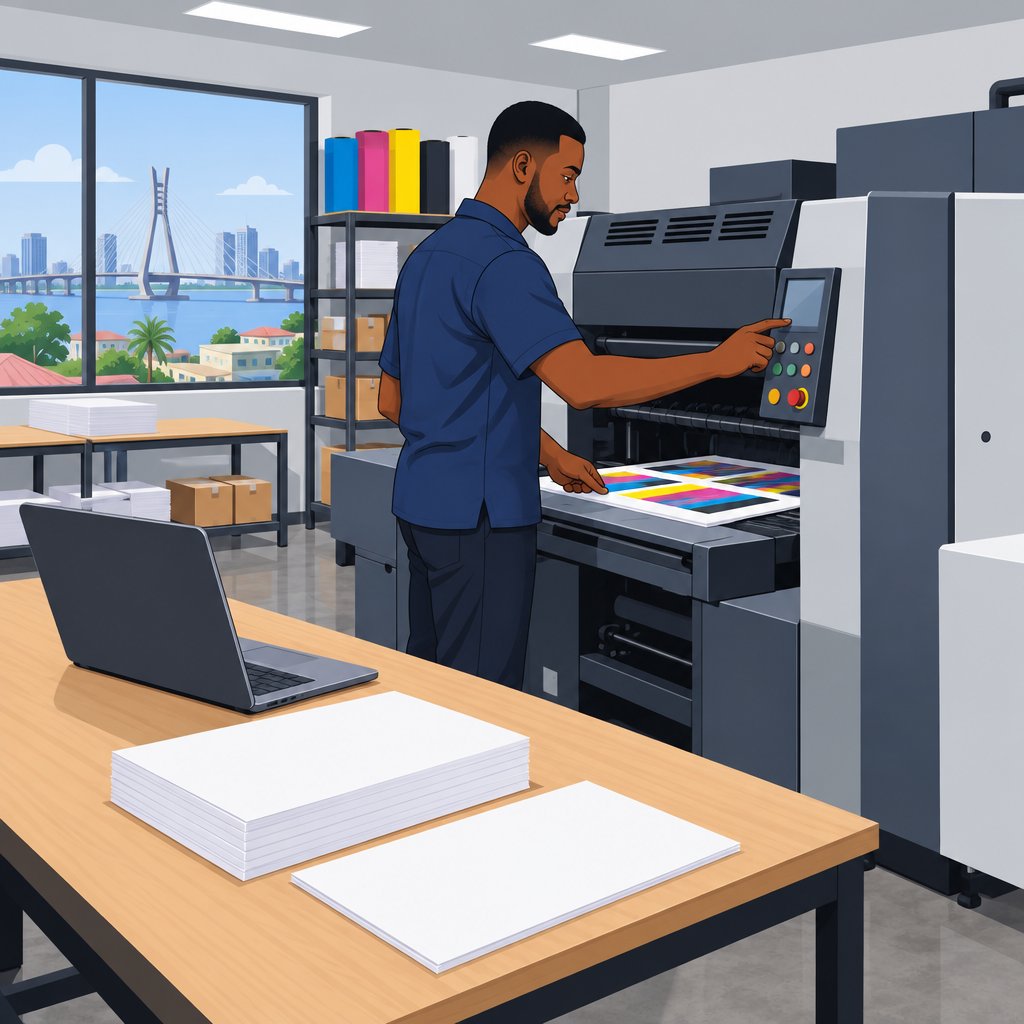John Pinnacle Printing Press: Print Shop Services in Ojo, Lagos