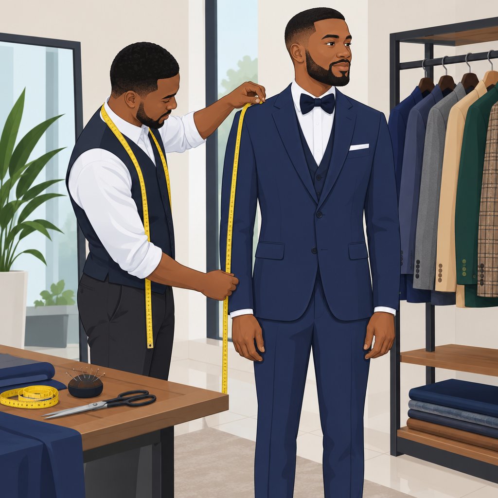 Ken Royale Lagos: Bespoke Groom Suits and Custom Tailoring in Ojota