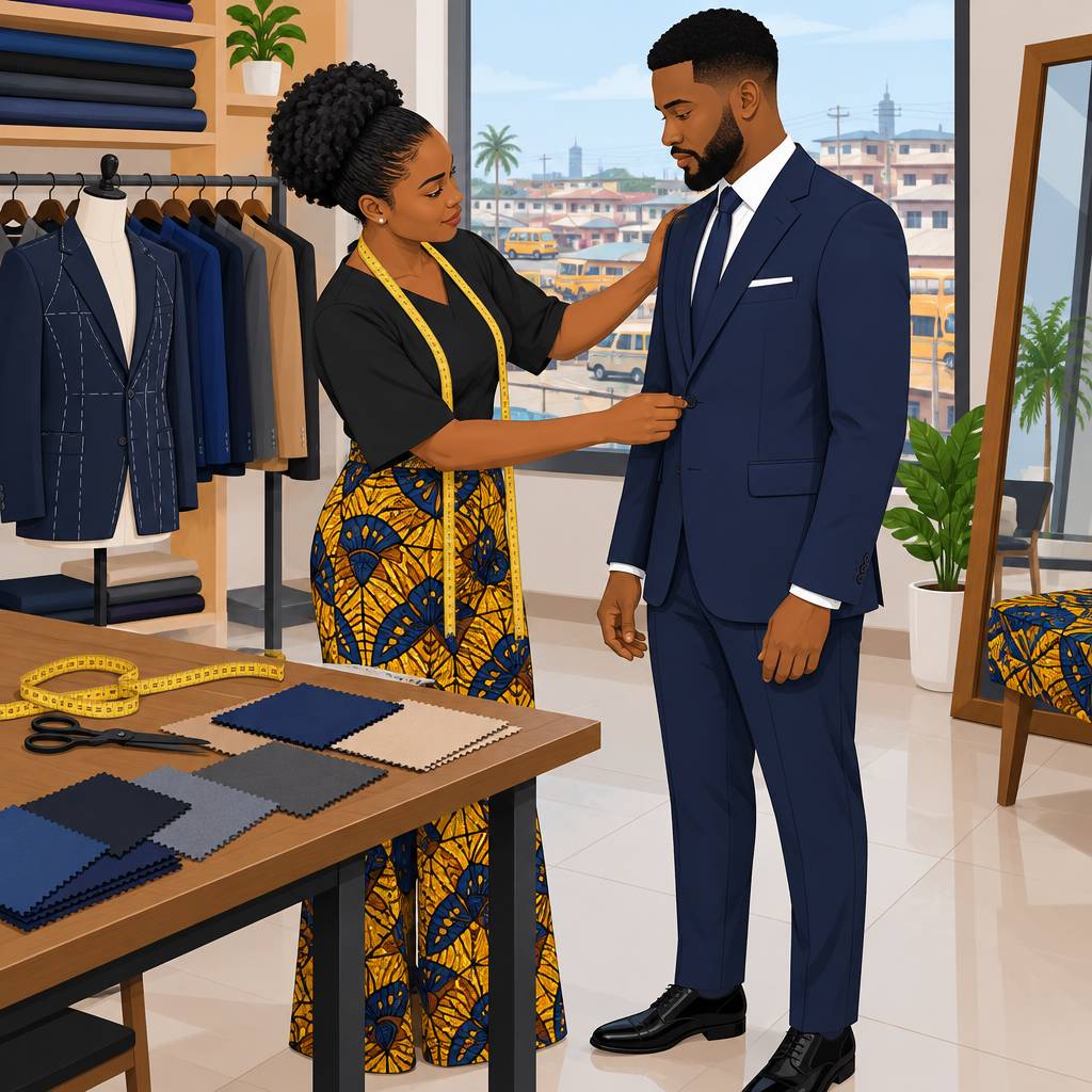 Kraay Essence Ikotun Lagos Bespoke Fashion and Groom Suit Shop
