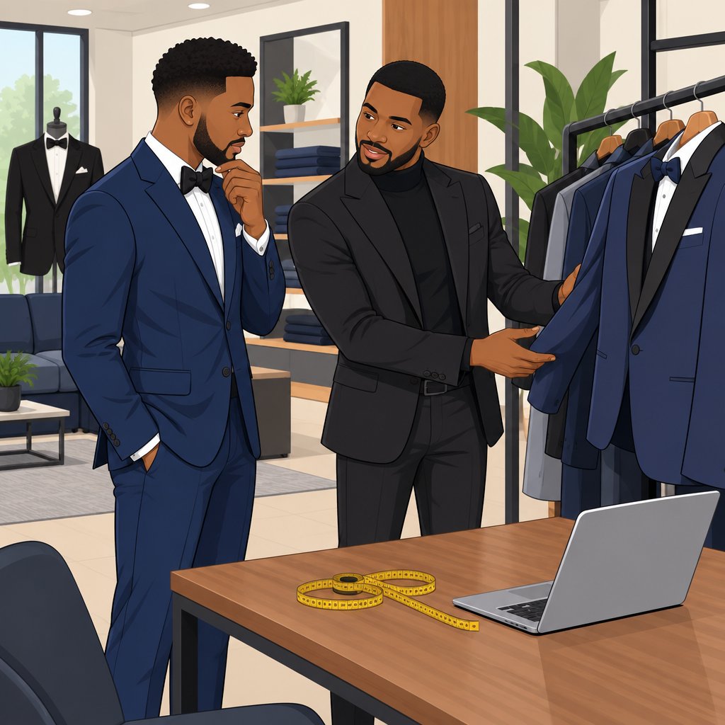 Kriseli Clothing Port Harcourt Fashion House for Groom Suit Shopping