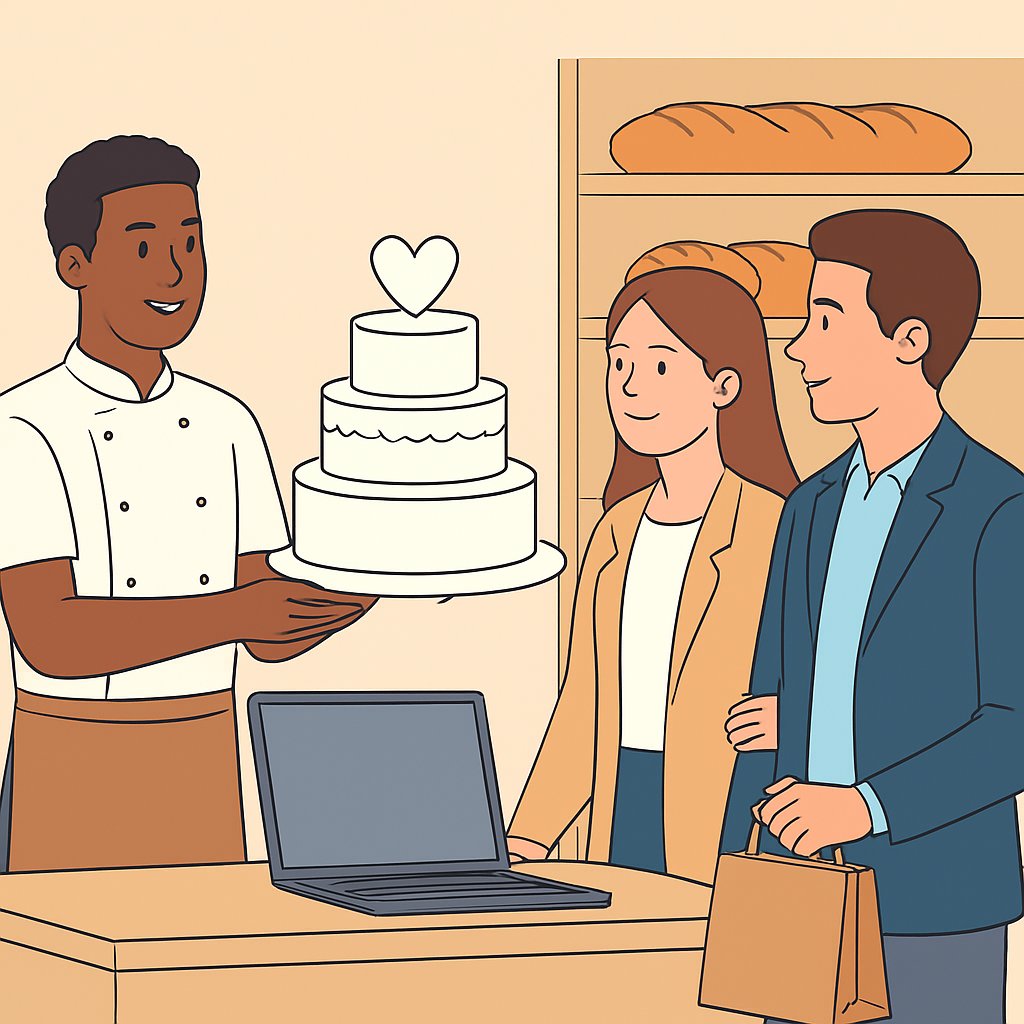 Kwin Cakes N More Obada, Ogun: Custom Wedding Cakes and Takeout