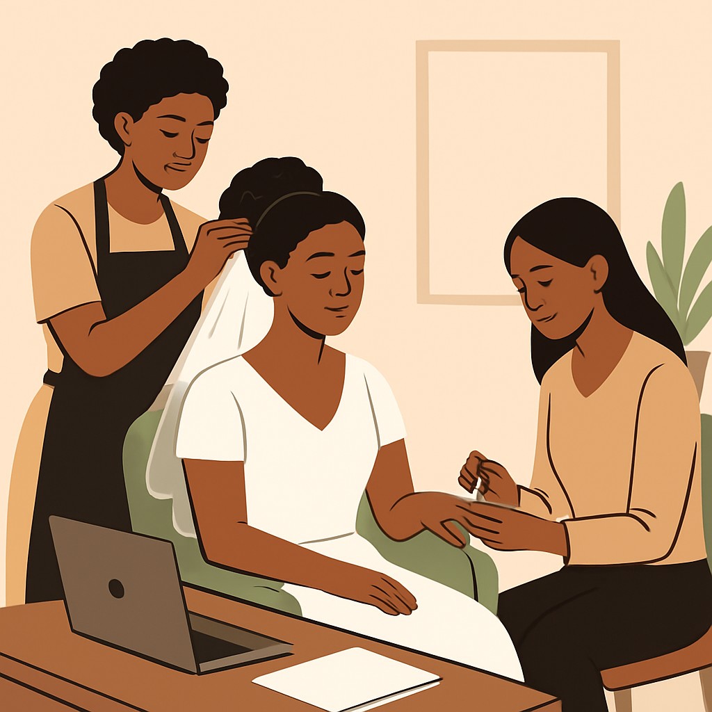 Lanis Beauty Empire Akure, Ondo — Bridal Hair Styling and Nails